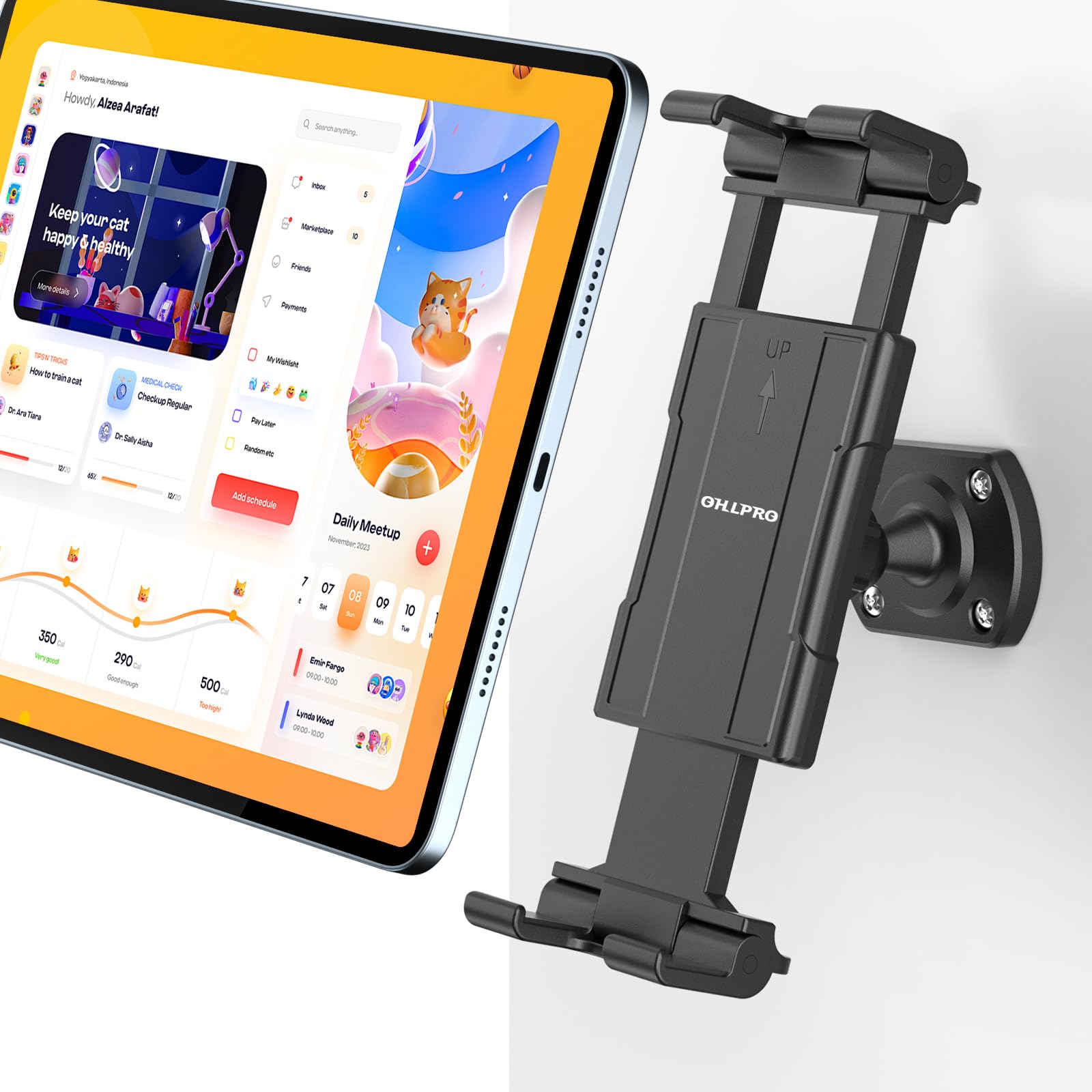 Amazon.co.jp: OHLPRO タブレットホルダー 車・壁掛け iPadスタンド